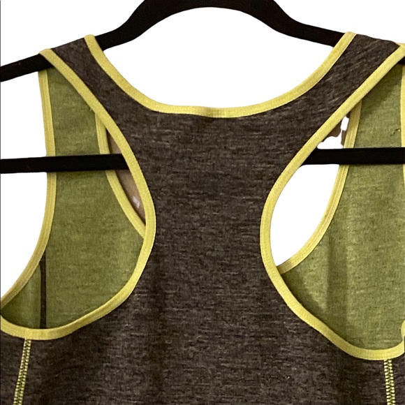 FCP Workout Tank Grey/Lime Green No Size Razorback - Picture 6 of 6